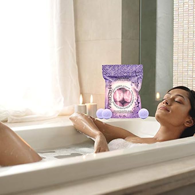 Vitabath Bath Fizzies, Lavender Chamomile, 10 Ounce - Image 4